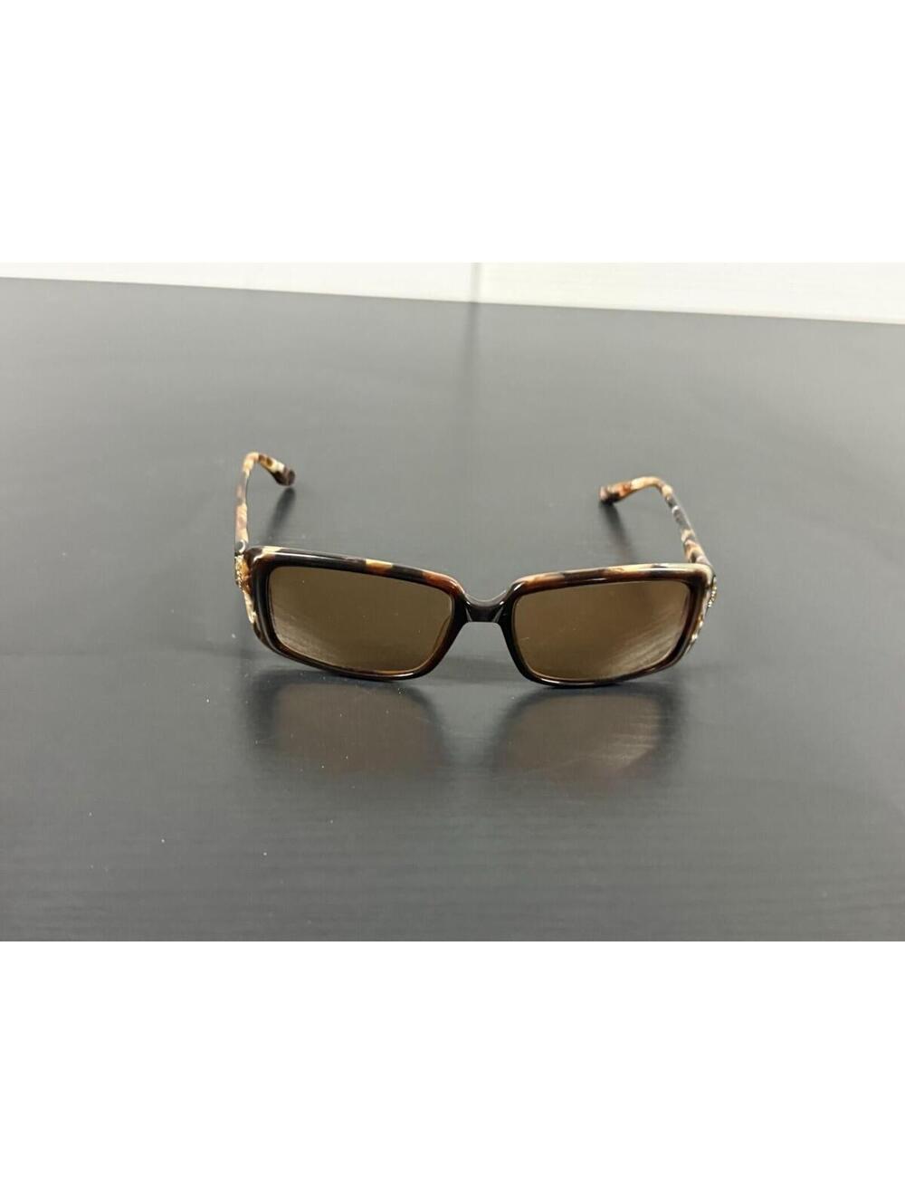 Dana Buchman Mykonos BR Tortoise Brown Sunglasses Womens 54-16-130 Y2K